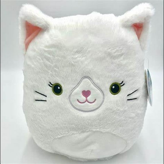 Squishmallows Kelsey the Cat 12" 2022 Valentine Collection Fluffy Stuffed Plush
