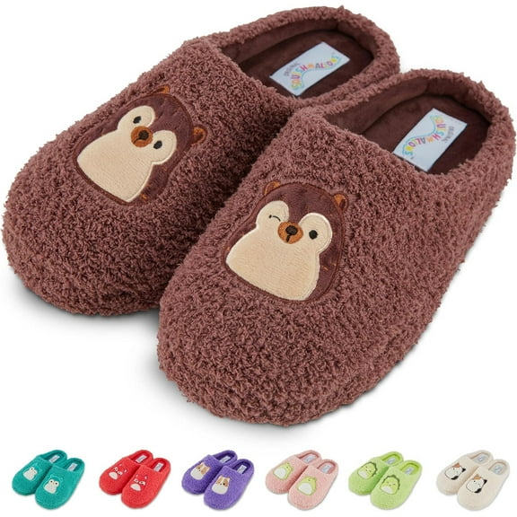 Squishmallows Kids Slippers and Ladies Slippers for Women Indoor Unisex Extra Cozy House Slippers for Kids Slip On