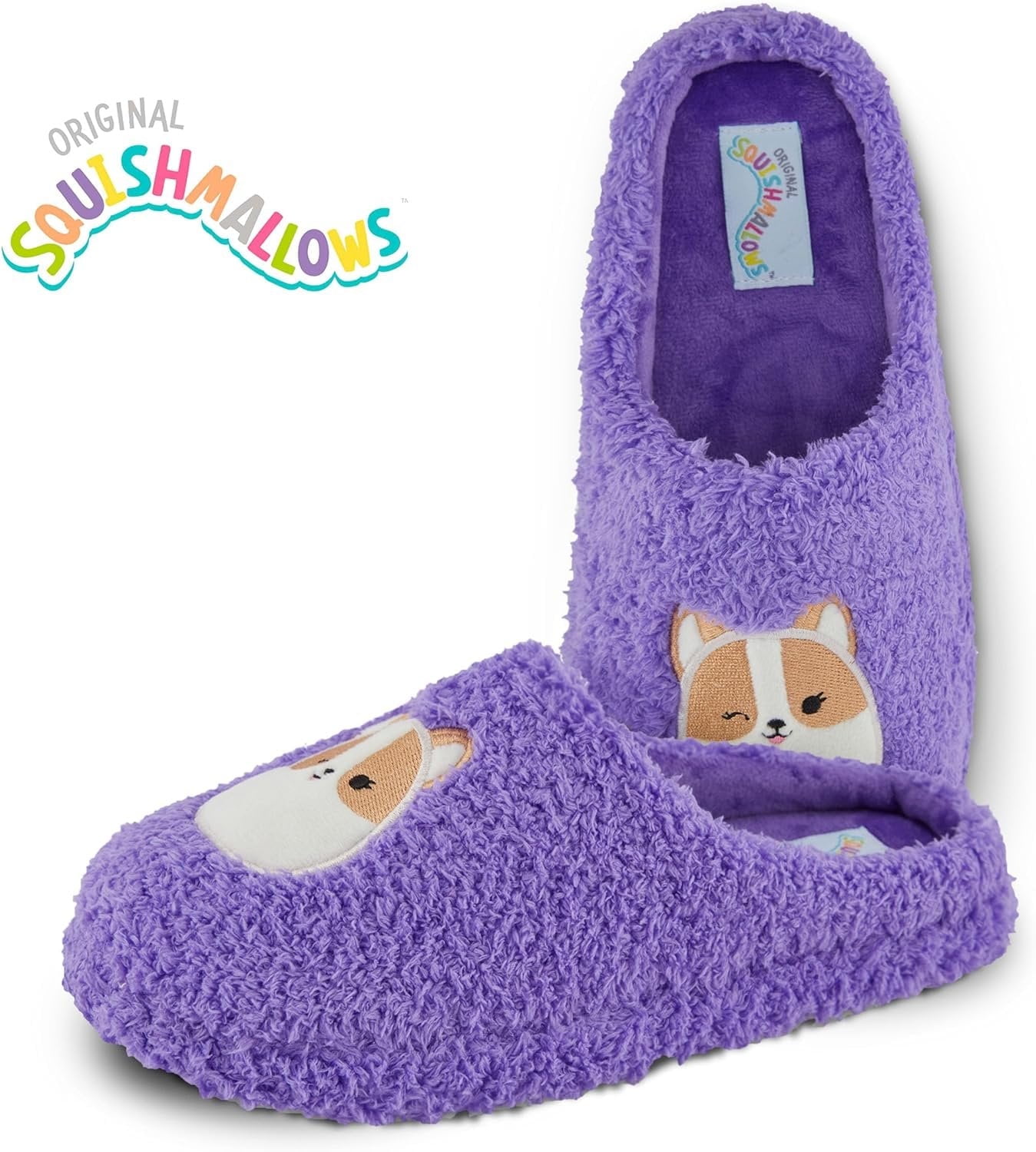 MK MATT KEELY Girls Boys Slippers Kids Fuzzy House Slippers Baby Toddlers Non Slip House Shoes Winter Warm Soft Plush Indoor Outdoor Slippers For