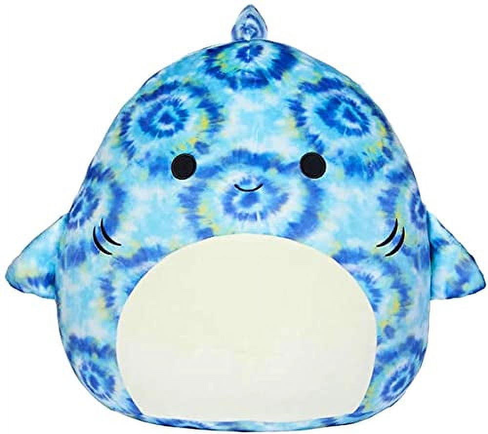 Squishmallows Luther The Blue Tie Dye Shark 16 Inch Plush - Walmart.com