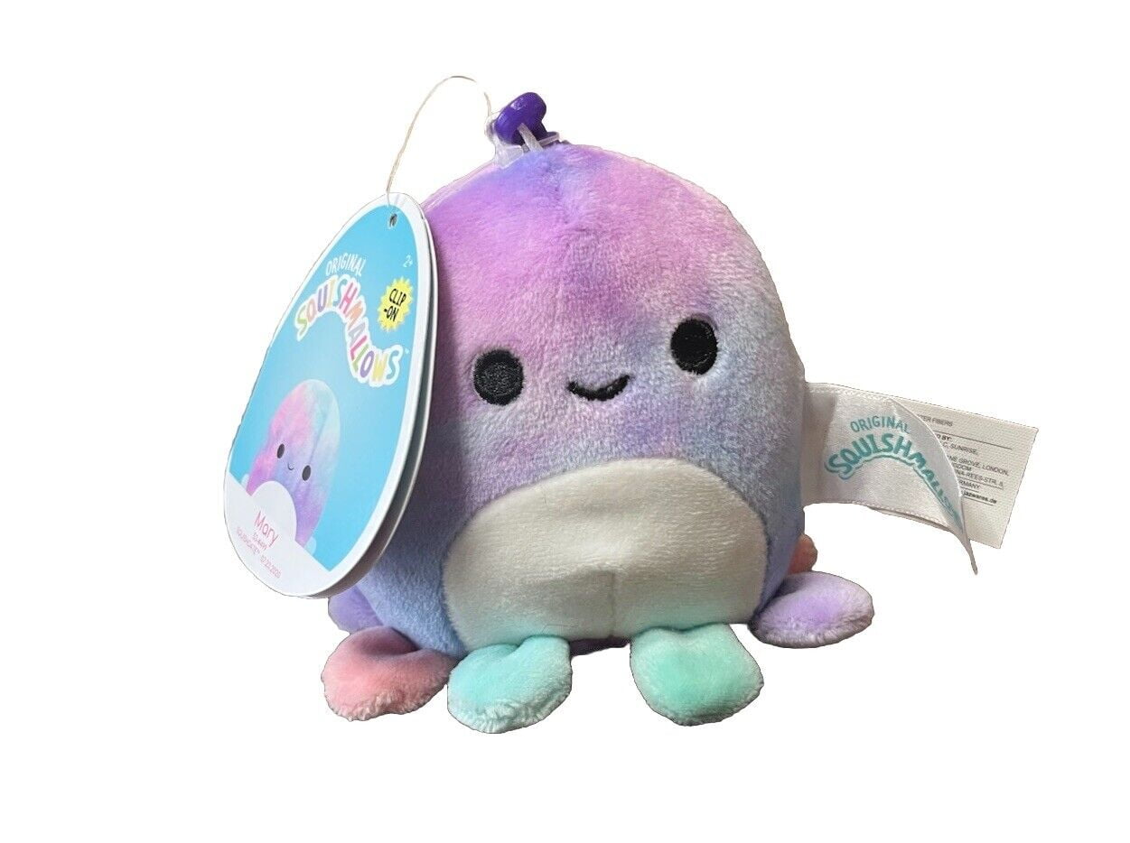 Squishmallows - MARY the Octopus Soft Blue Purple Tie Dye Plush 3.5 ...