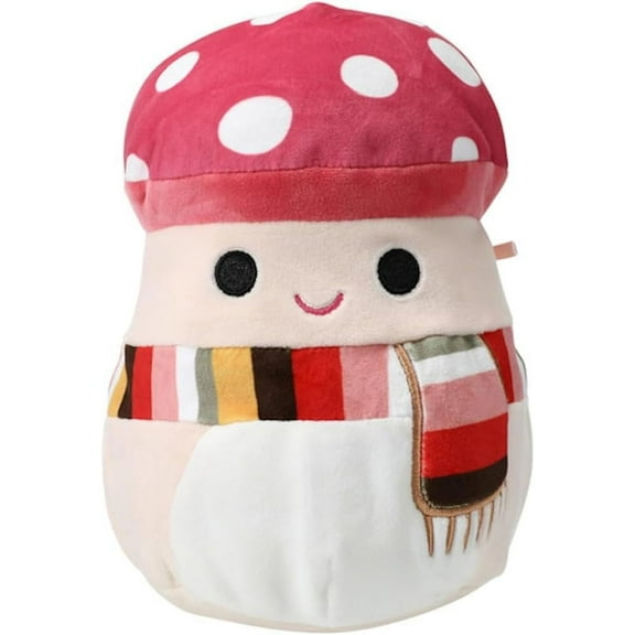 Squishmallows Malcolm The Mushroom Stuffed Animals and Plush Toys, Super Soft Beige
