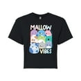 thumbnail image 1 of Squishmallows - Mallow Vibes - Juniors Cropped Short Sleeve Graphic T-Shirt, 1 of 4