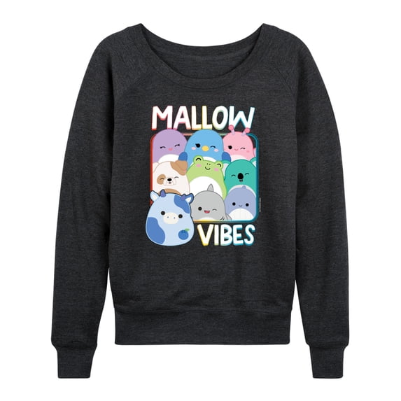 Squishmallows - Mallow Vibes - Women's French Terry Pullover Sweatshirt