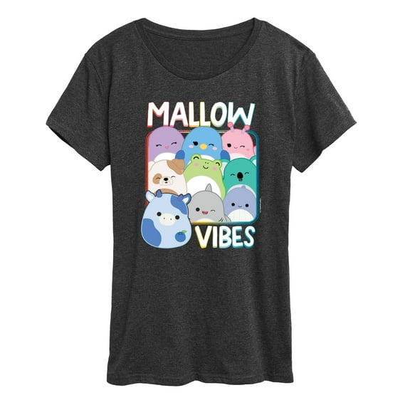 Squishmallows - Mallow Vibes  - Women's Short Sleeve Graphic T-Shirt