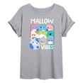 thumbnail image 1 of Squishmallows - Mallow Vibes - Womens Oversized Graphic T-Shirt, 1 of 4