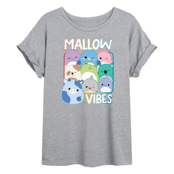 Squishmallows - Mallow Vibes - Womens Oversized Graphic T-Shirt