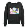 thumbnail image 1 of Squishmallows - Mooody Cow Grid - Women's French Terry Pullover Sweatshirt, 1 of 4