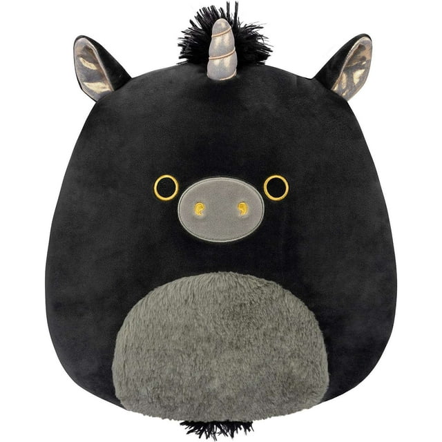 Squishmallows Nicolita the Black Unicorn 12" Stuffed Plush