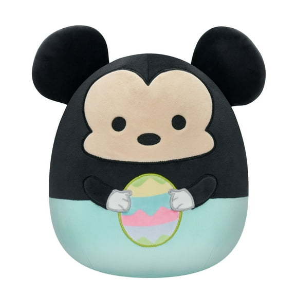 Squishmallows Official 10 inch Mickey Mouse Holding an Easter Egg - Child's Ultra Soft Stuffed Plush Toy