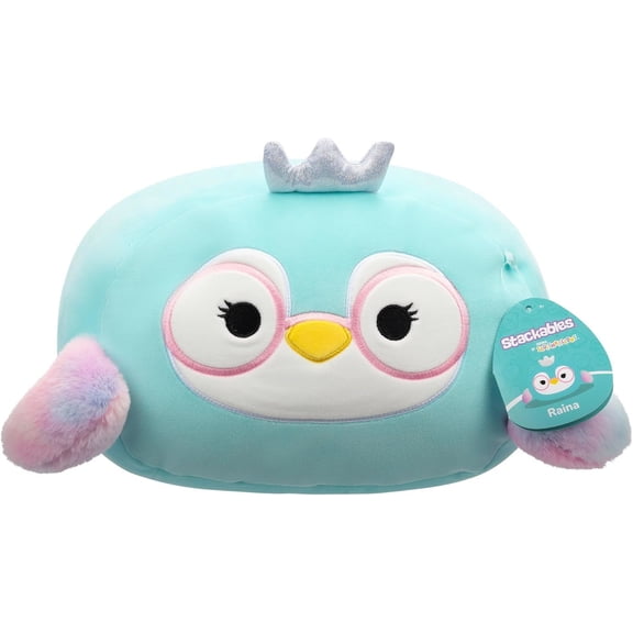 Squishmallows Official 12-Inch Raina Blue Penguin Stackable Plush, Ultrasoft Stuffed Animal Toy
