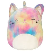 Squishmallows Official 12 inch Cali the Rainbow Caticorn - Childs Ultra Soft Stuffed Plush Toy