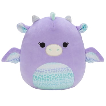 Squishmallows Fuzzamallows Dina The Dragon - 5 Inch Small Plush Toy