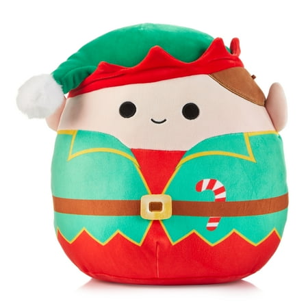 Squishmallows Official 12 inch Elliot the Elf - Child's Ultra Soft Stuffed Plush Toy