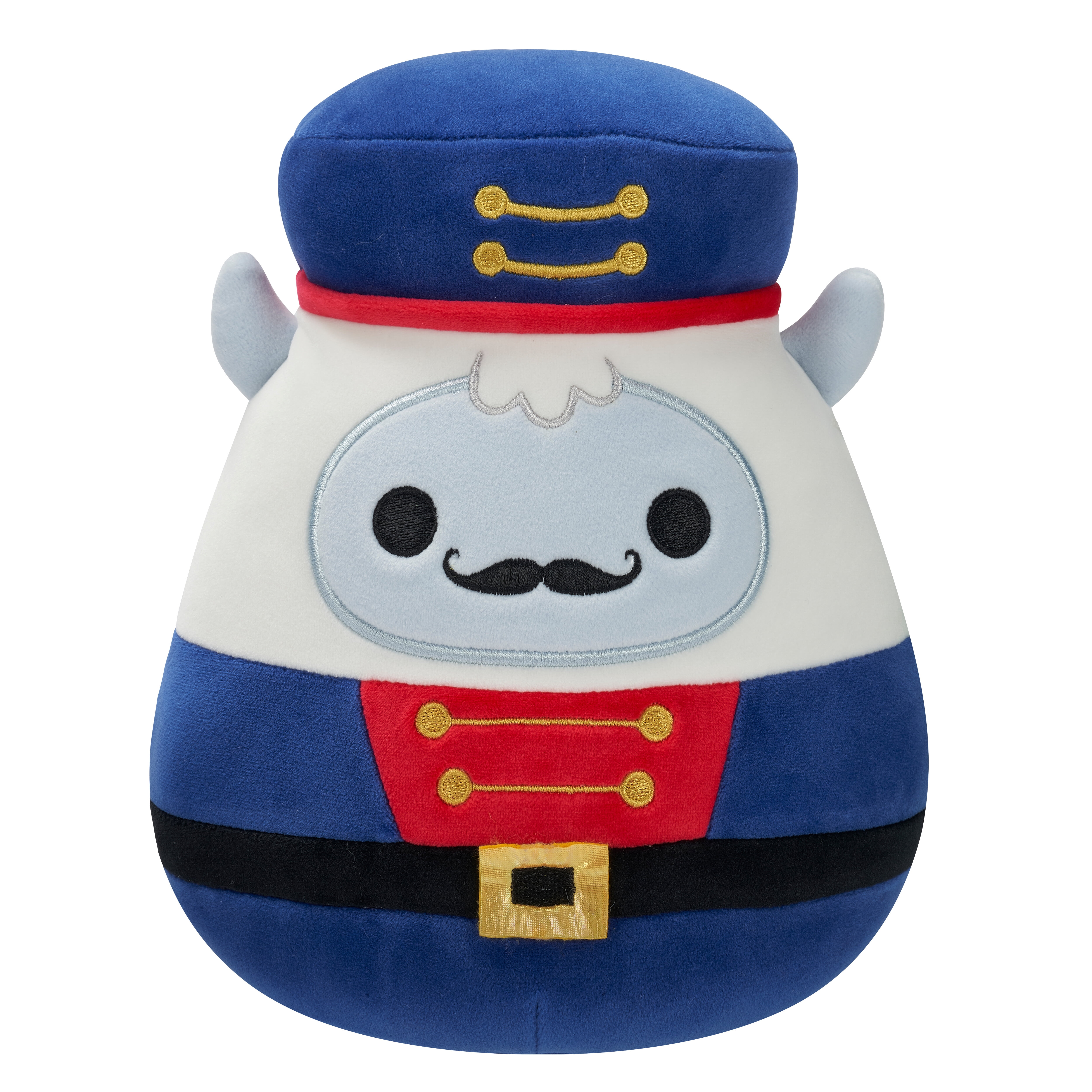 Squishmallows Official 12 inch Yuri the White Yeti in Blue Nutcracker Outfit - Child's Ultra Soft Plush Toy