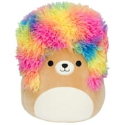 Squishmallows Official 14 inch Leonard the Lion with Rainbow Mane - Childs Ultra Soft Plush Toy