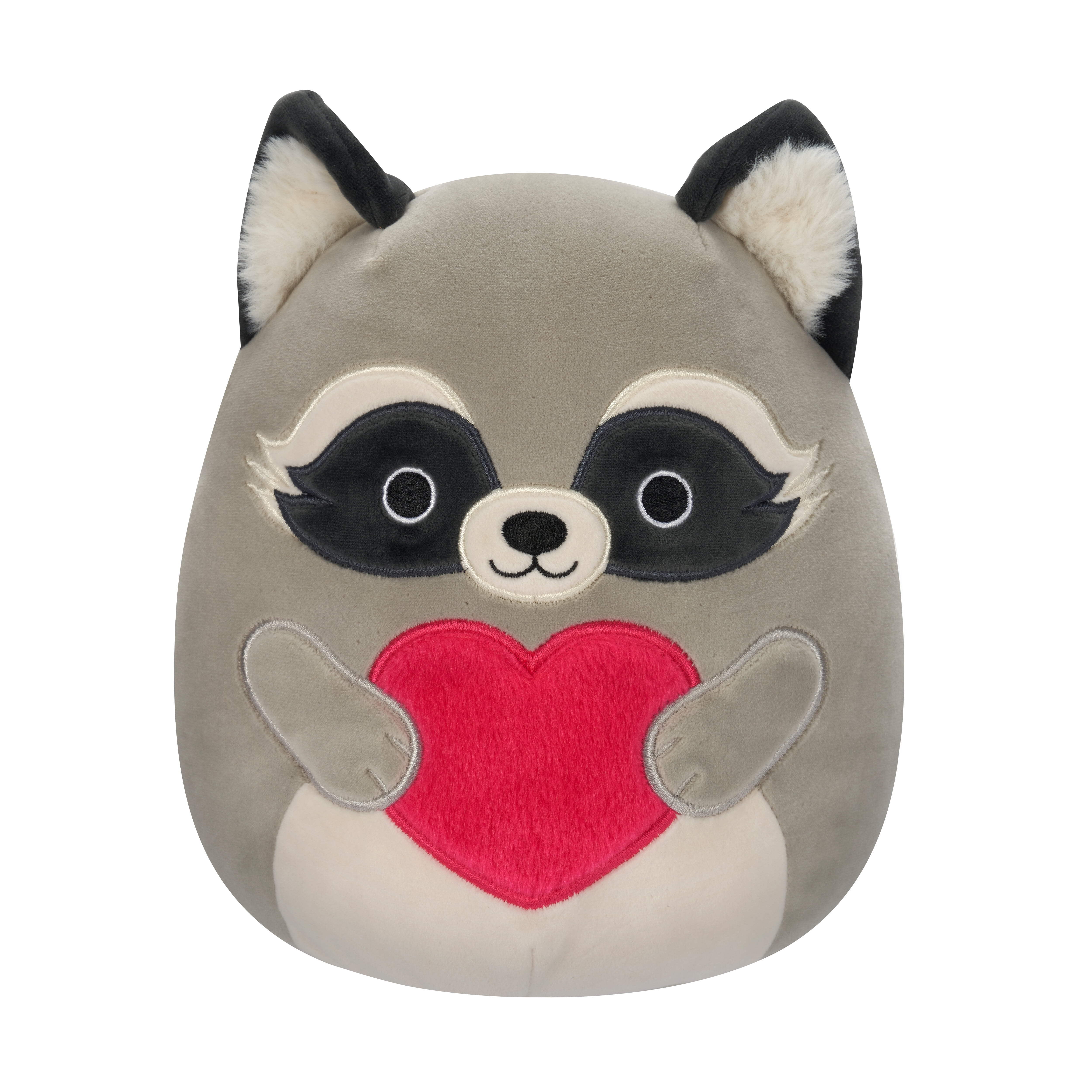 Squishmallows Official 5 inch Galci the Grey Raccoon With Fuzzy Heart - Child's Ultra Soft Stuffed Plush Toy