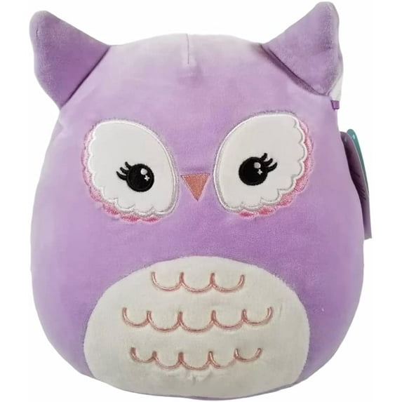 Squishmallows Official 7.5 inch Miranda the Purple Owl - Child's Ultra Soft Stuffed Plush Toy