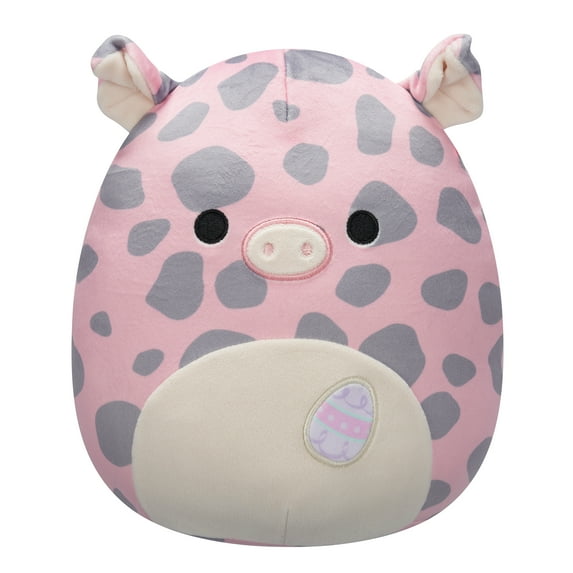 Squishmallows 8” Aquitaine the Pink Pig with Grey Spots - Ultra Soft Easter Plush Toy