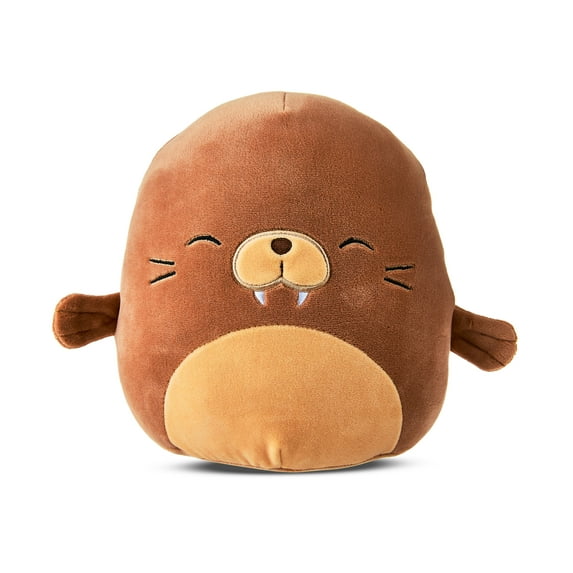 Squishmallows Official 8 inch Bruce the Brown Walrus - Child's Ultra Soft Stuffed Plush Toy