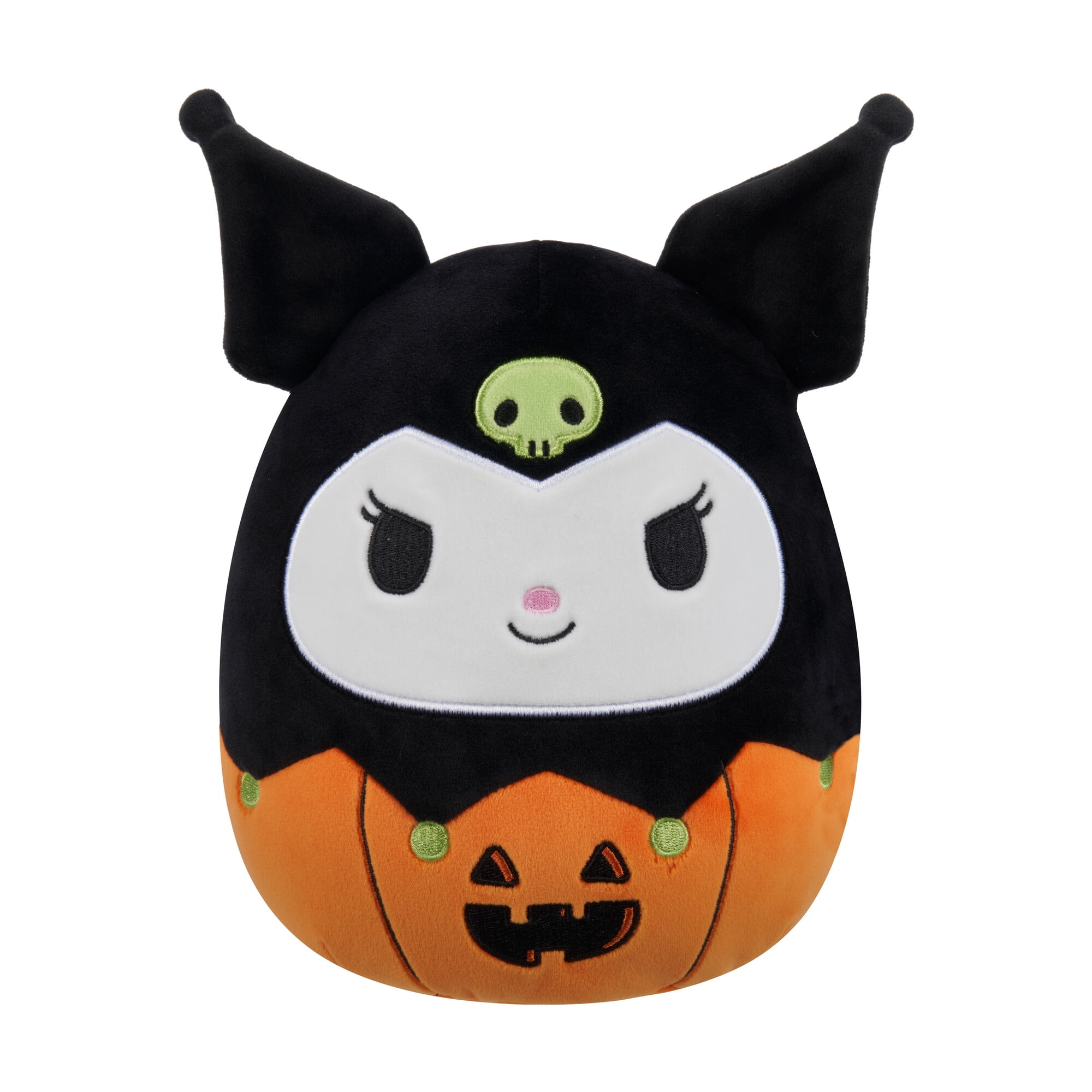 Squishmallows Official 8 inch Hello Kitty Kuromi Pumpkin - Child's Ultra Soft Stuffed Plush Toy