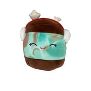 Squishmallows Official KellyToy Christmas 2023 - Choose 5-inch or 8-inch Revna Mint Ice Cream Sandwich, 5 Inch