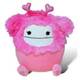 thumbnail image 1 of Squishmallows Official Kellytoy 11 Inch Caparinne Bigfoot Hot Pink Plush Wearing Hot Pink Glitter Heart Headband, 1 of 9