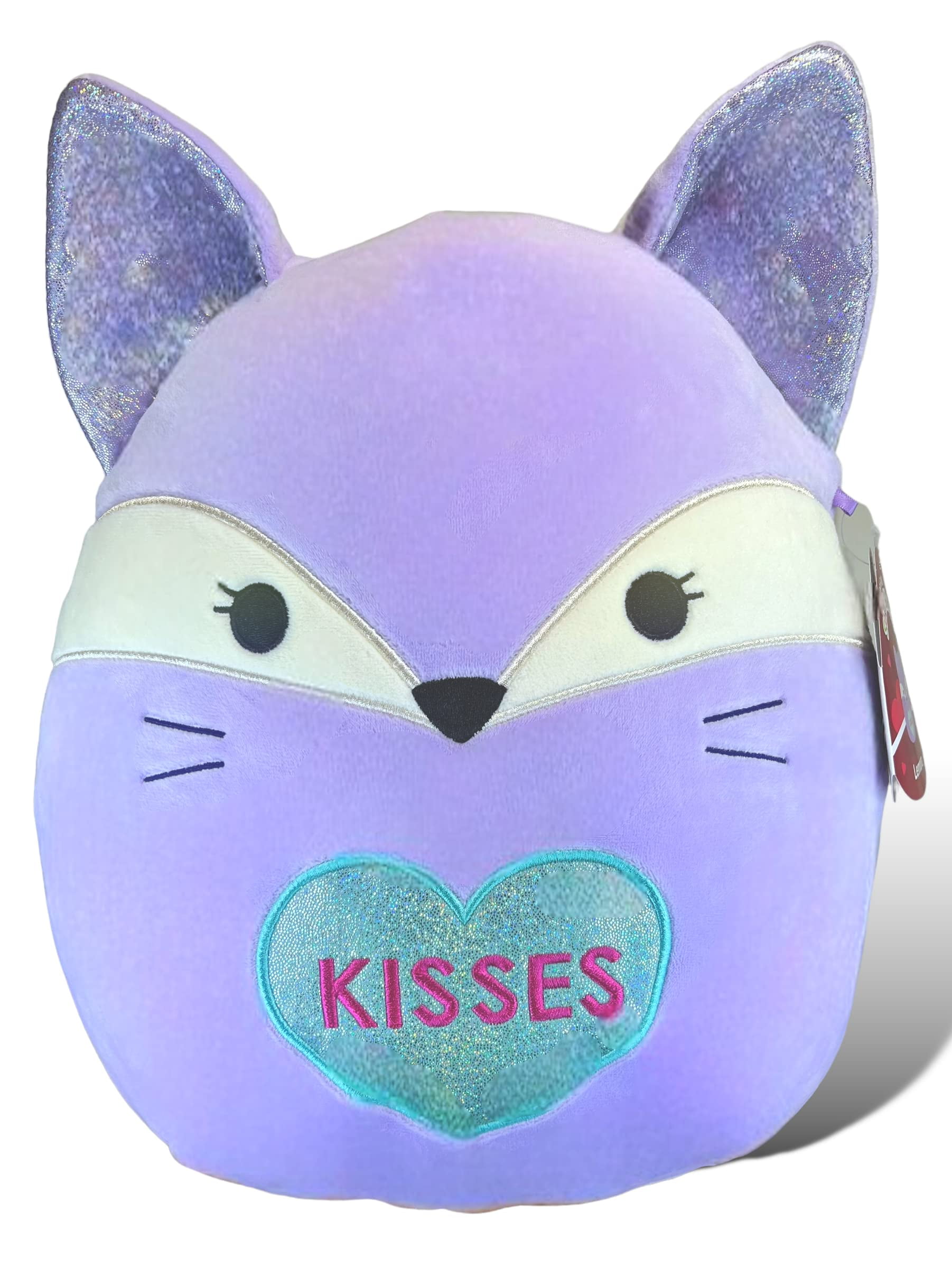 Jazwares Squishmallows animal en peluche, Playe le champignon, 40 cm 1  Année, peluche, 20 x 40 x 20 cm, bleu, violet 