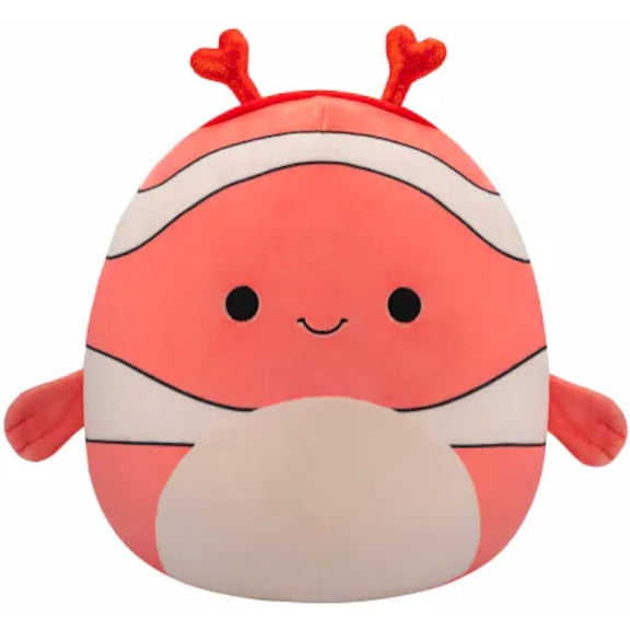 Squishmallows Official Kellytoy 12 Inch Soft Plush Valentines (Ricky The Clown Fish)