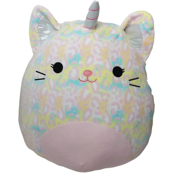 Squishmallows Official Kellytoy 14 Inch Soft Plush (Soraya The Cheetah Caticorn)