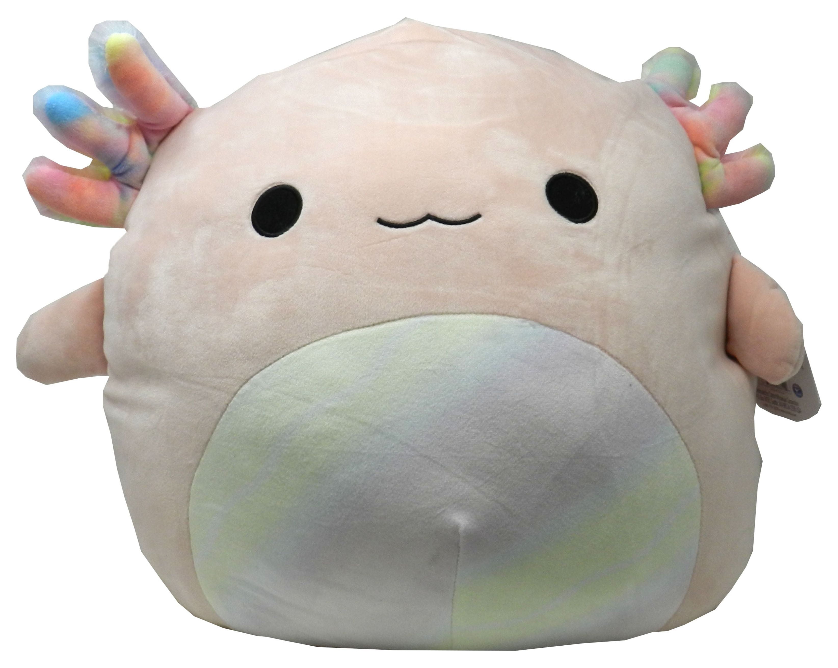 Squishmallows Peluche Kellytoy oficial de 12 pulgadas, suave, animales de  juguete (Tinley Rainbow Axolotl)