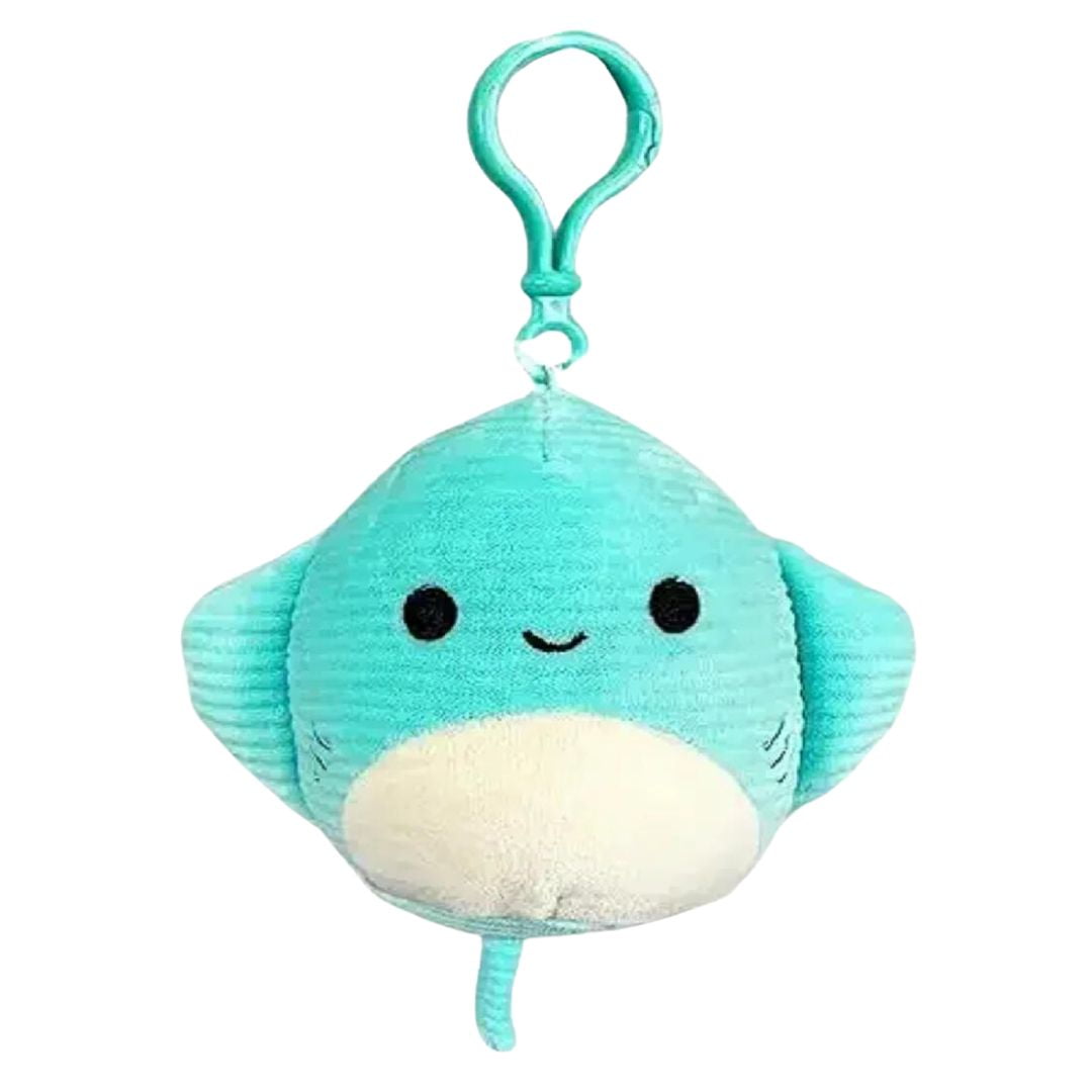 Suki Gifts Sealife Collection - Sottobicchiere Peluche Stingray, Edizione Limitata, 38 Cm Con Coda, Azzurro