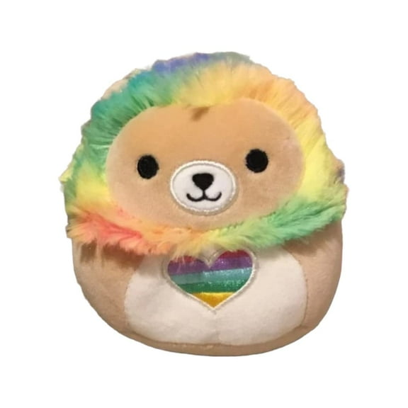 Squishmallows Official Kellytoy 4.5 Inch Soft Plush Squishy Toy Animals (Leonard Lion (Valentine Squad))