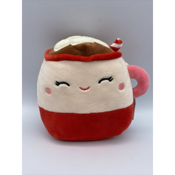 Squishmallows Official Kellytoy 5 Inch Soft Plush Squishy Toy Animals (Marshina Hot Cocoa)
