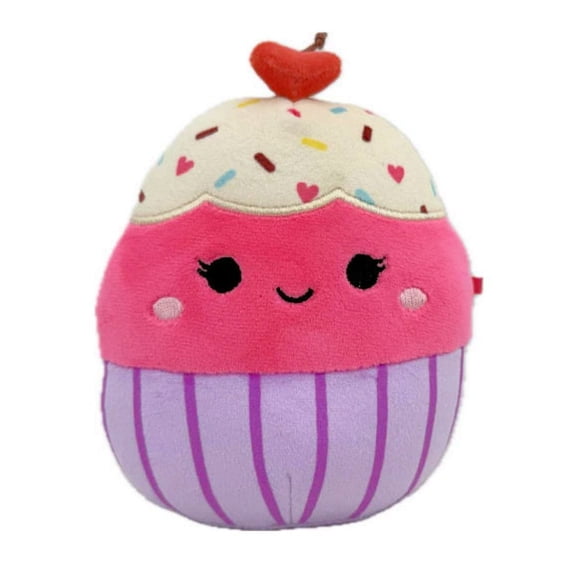 Squishmallows Official Kellytoy 5 Inch Soft Plush Valentines (K8-e-Cupcake)