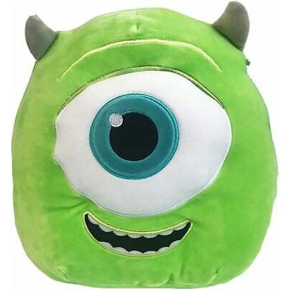 Squishmallows Official Kellytoy Disney Squishy Plush Toy Animal 10 Inches, Mike Wazowski