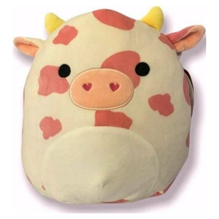 Squishmallows Official Kellytoy Plush 11 Inch (Evangelica The Pink Cow)