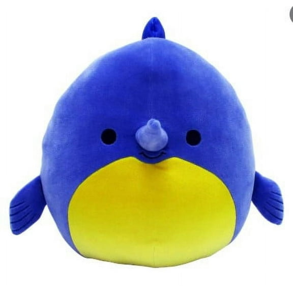 Squishmallows Official Kellytoy Plush 12 Inch Squishy Stuffed Toy Animal (Swish the Swordfish)