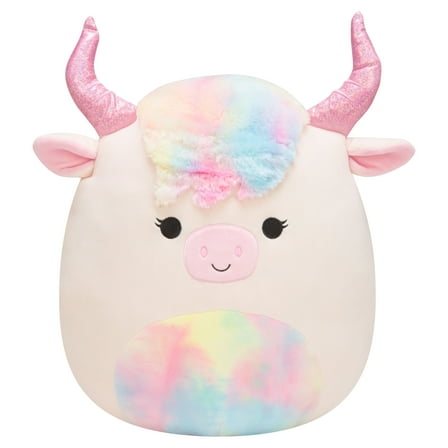 Squishmallows Official Kellytoy Plush 14" Rondah The Tie-Dye Longhorn - Ultrasoft Stuffed Animal Plush Toy