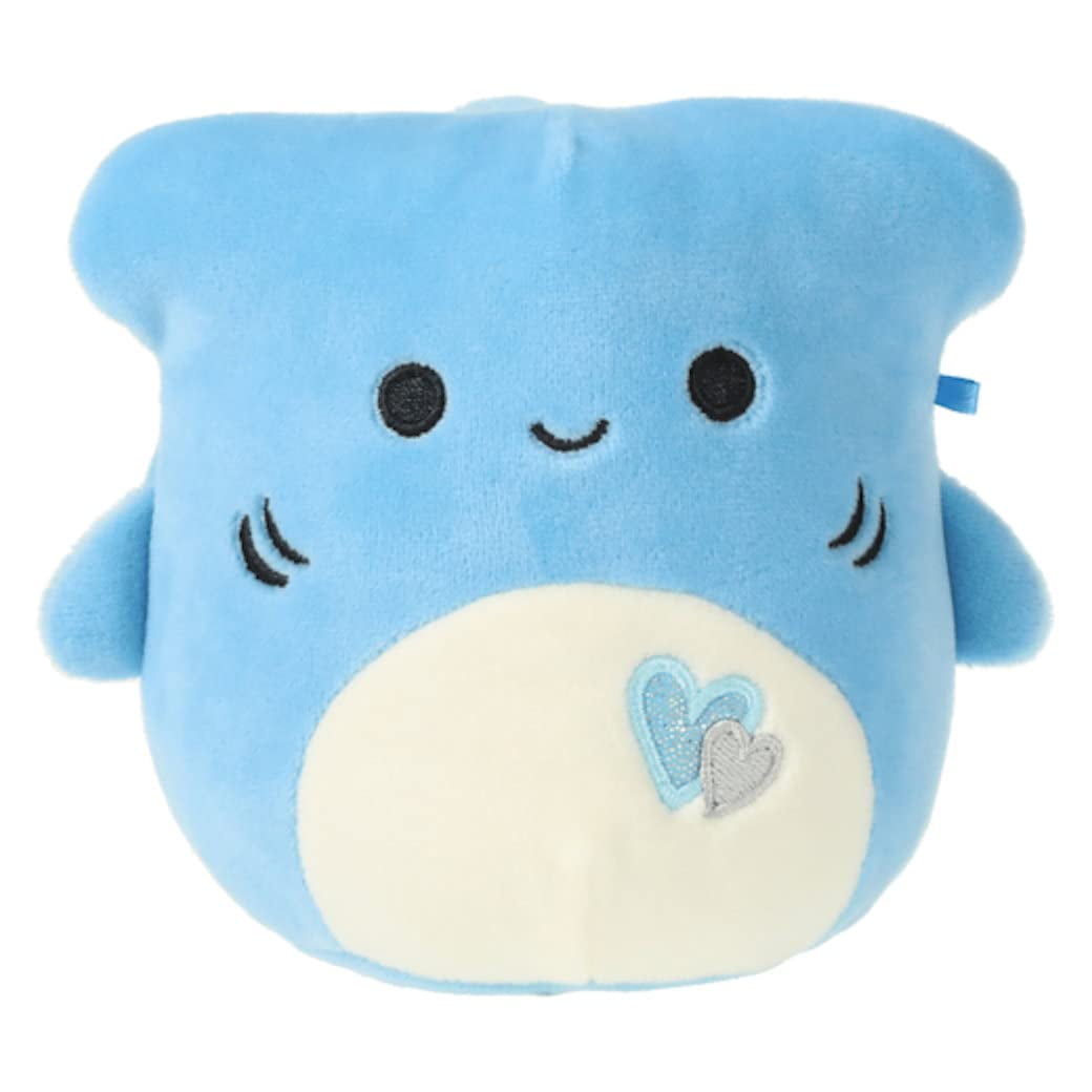 Squishmallows Official Kellytoy Plush 4.5 Inch Squishy Stuffed Toy Animal (Nitro the Shark)