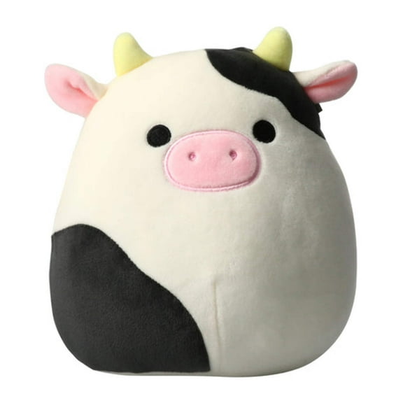 Squishmallows Official Kellytoy Plush Farm Squad Squishy Soft Plush Toy Animals (7.5 inch, Connor The Cow) (7.5 inch)