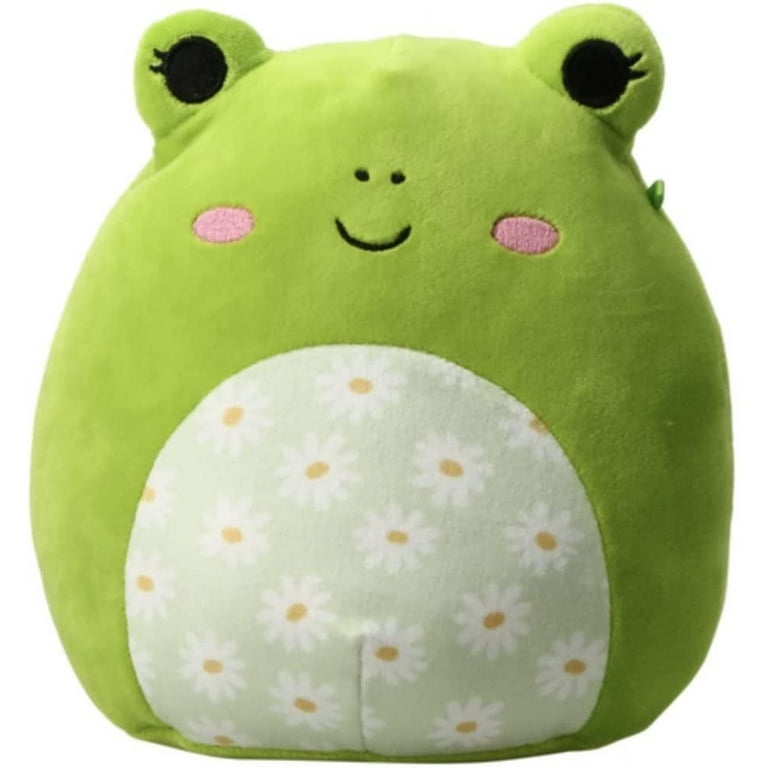 Squishmallows Official Kellytoy Plush 7.5 Inch Squishy Stuffed Toy Animal  (Wendy Frog (Floral Belly)) 