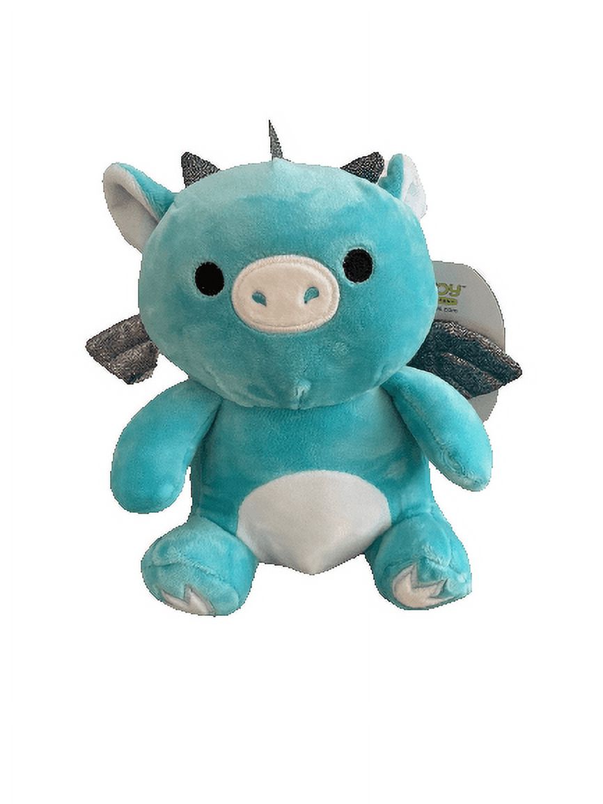 Peluche Squishmallows Officielle Mister Le Dragon Doré - 40 Cm, Très Doux - Collection Kelly Toys