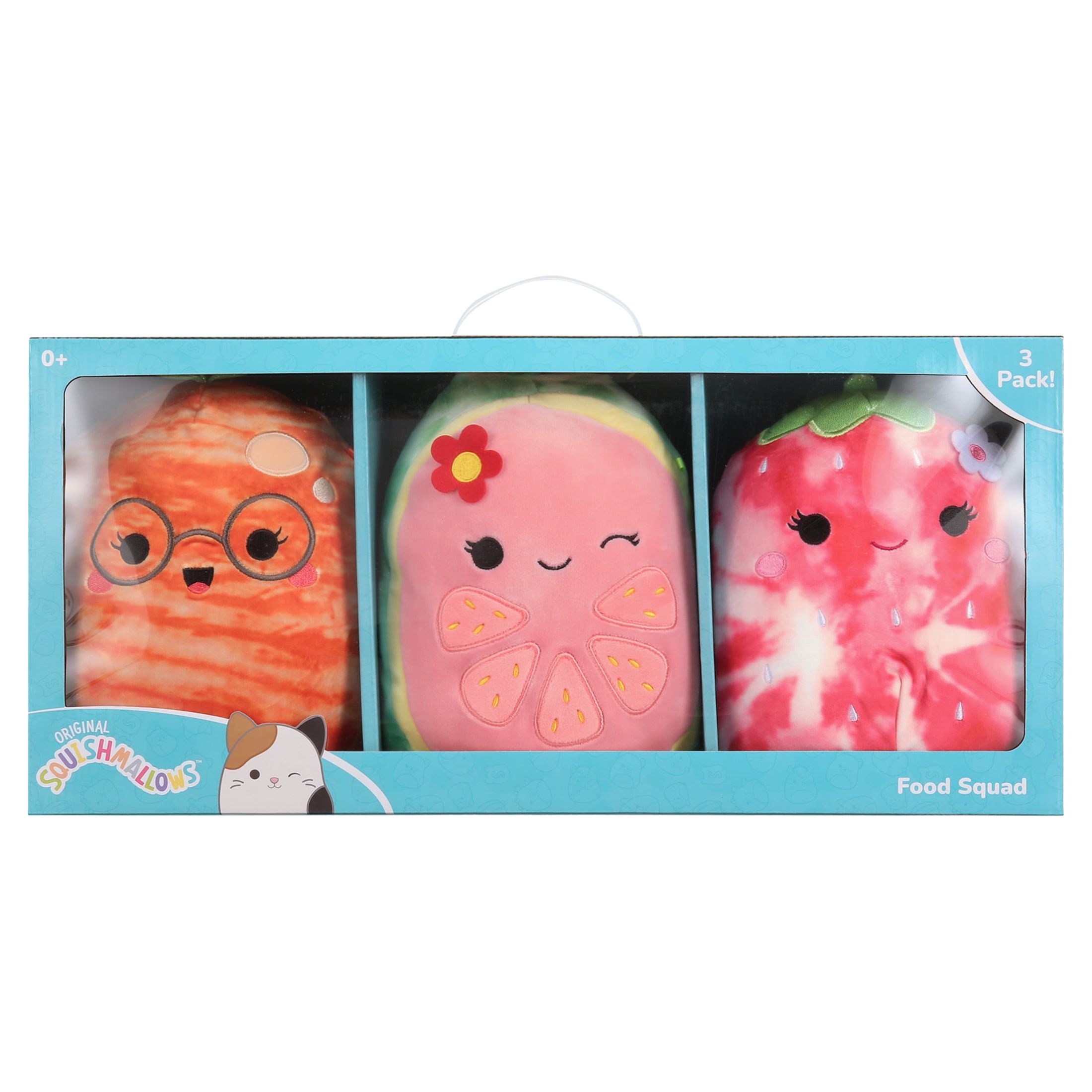 Squishmallows Official Kellytoy Plush 8" Fruit Value Box 3PK - image 1 of 11