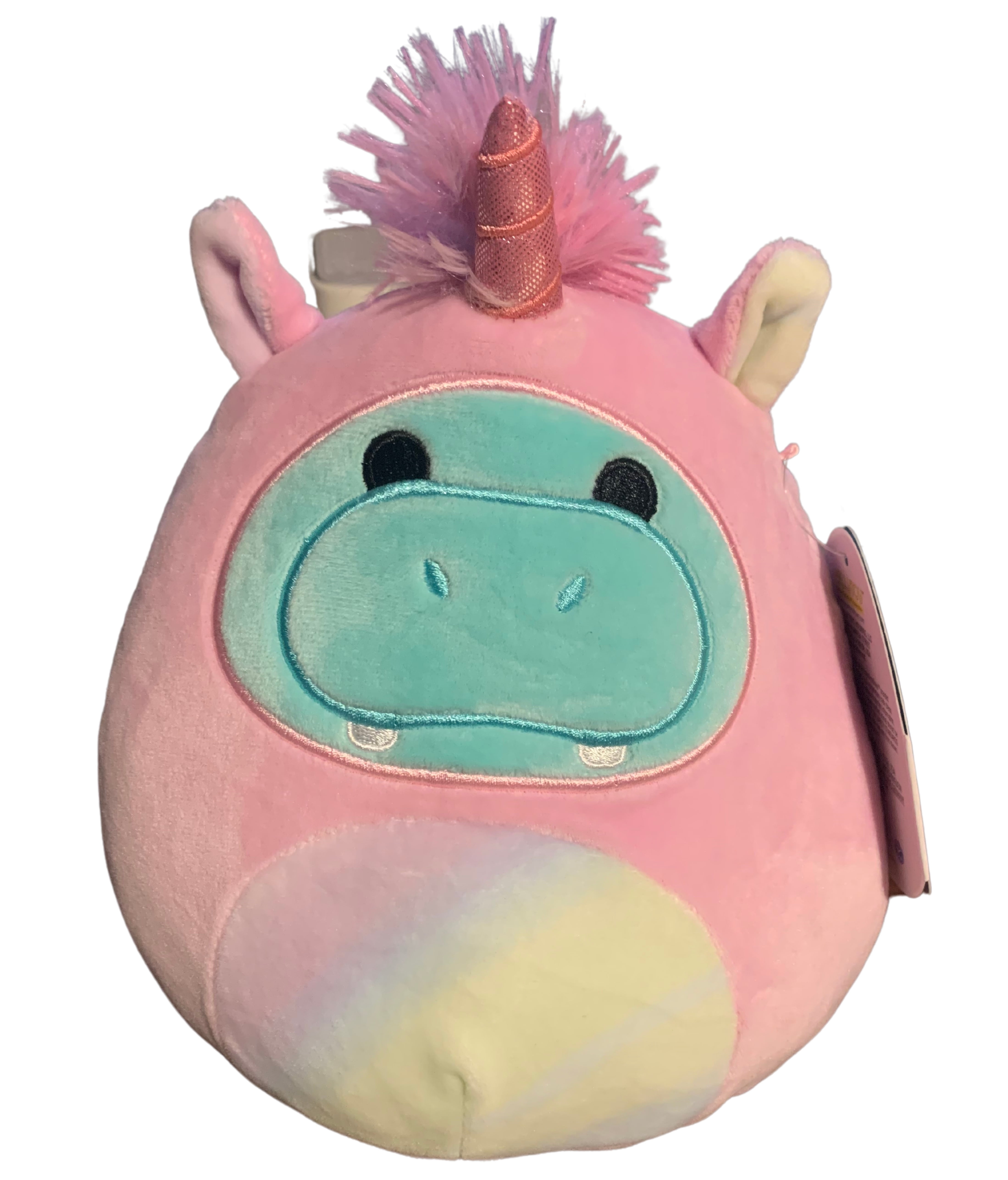 Squishmallows Official Kellytoy Plush 7.5 inch Pink And Blue Fox