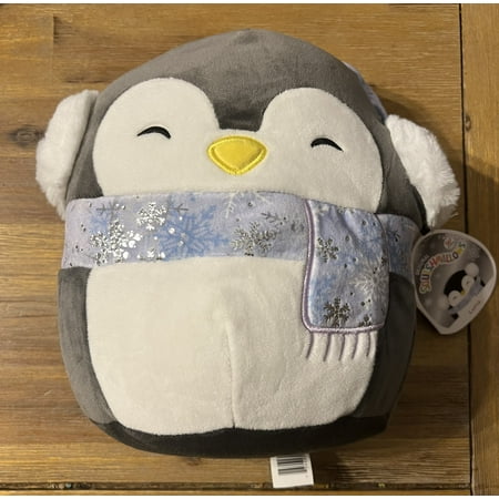 Squishmallows Official Kellytoy Plush 8 Inch Squishy Soft Plush Toy Animals Luna The Penguin