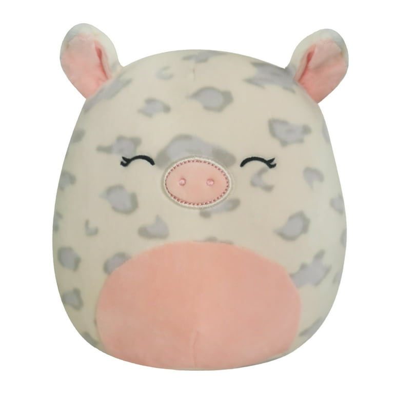 Squishmallows Official 7.5 inch Mottled Pig With Pink Belly