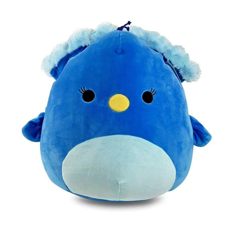 Squishmallows Official Kellytoy Plush Toy 8 inch Priscilla The Blue Peacock