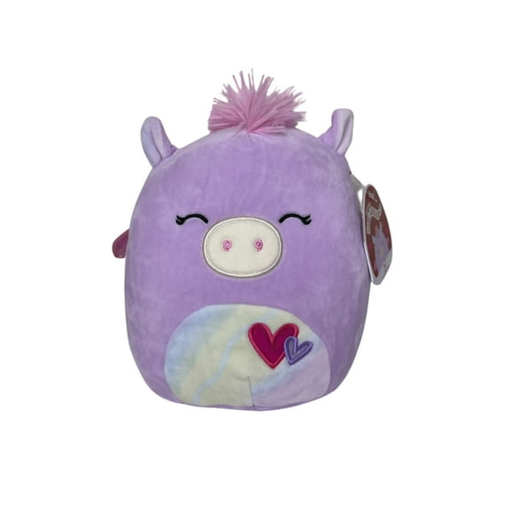 Squishmallows Official Kellytoy Valentines Day 8 Inch Rei the Pegasus - Ultimate Soft Plush Toy