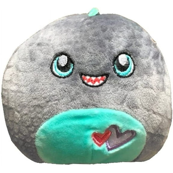 Squishmallows Official Kellytoy Valentines Squad Squishy Soft Plush Toy Animal (5 Inch, Chuey Dinosaur)